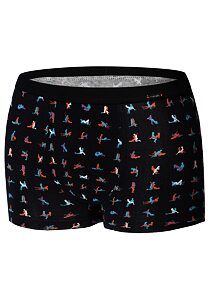 Boxerky pro muže Cornette Tattoo Kamasutra navy