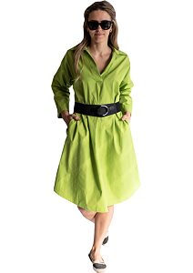Volnočasové dámské šaty Lamiar Cool Fashion 1155 zelené