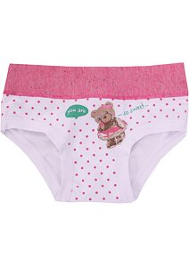 Dívčí kalhotky s obrázky Emy Bimba B2665 pink