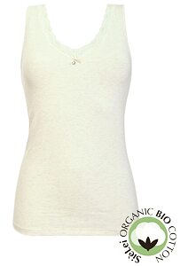 Dámská košilka z organické bavlny SiéLei 1436 ecru melange