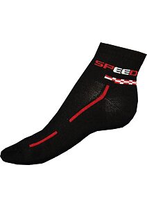 Ponožky Gapo Fit Speed - černočervená