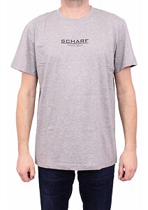 Bavlnené tričko pre mužov Scharf SFZ055 šedé