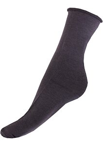 Ponožky Gapo Zdravotní s elastanem a rolovacím lemem šedé