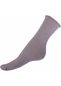 Ponožky Gapo Zdravotné s elastanom a rolovacím lemom sv.šedé