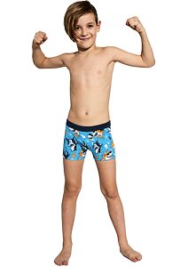 Young chlapčenské boxerky Cornette Shark 2 tyrkys