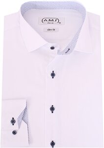 Pánska slim spoločenská košeľa AMJ JDSR 018/36 biela