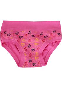 Bavlněné kalhotky s obrázky Emy Bimba B2560 rosa fluo
