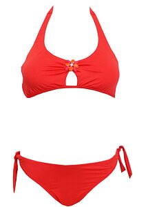 Dámské dvoudílné plavky pro menší poprsí SiéLei UF50 rosso