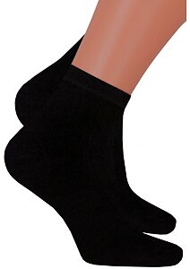 Kotníčkové ponožky pro muže Steven 2054 černé