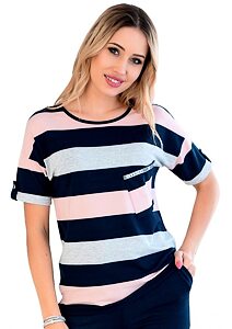 Dámská halenka M. Hajdan  BL1179 st. růžová