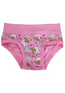 Dívčí bavlněné kalhotky Emy Bimba B2687 pink
