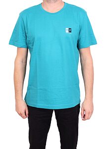 Pánské tričko s krátkým rukávem Scharf SFZ23050 tm.tyrkys
