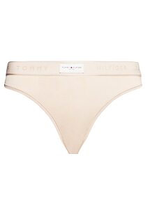 Dámská tanga Tommy Hilfiger bikini UW0UW04812 mocca