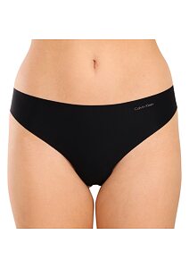 Tanga Calvin Klein Invisibles Micro černé