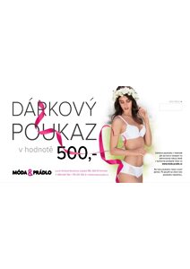 Dárkový poukaz v hodnotě 500,-