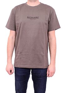 Bavlnené tričko pre mužov Scharf SFZ055 khaki