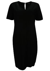 Čierne šaty s krátkym rukávom Kenny S. 718640