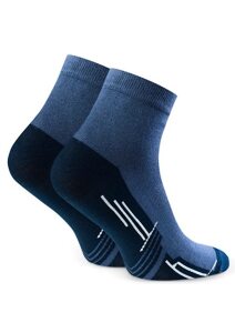 Kotníčkové ponožky pro muže Steven 266054 modré