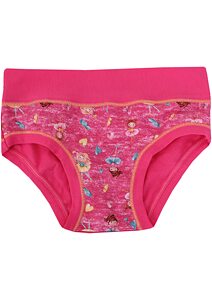 Dívčí kalhotky s obrázky víly Emy Bimba B2616 rosa fluo