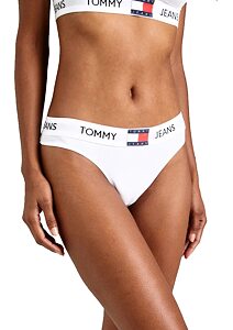 Dámská tanga Tommy Hilfiger UW0UW04956 bílá