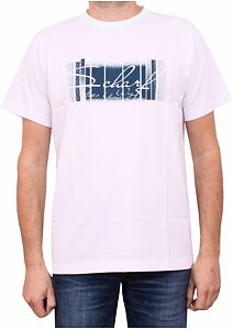 Pánske tričko s krátkym rukávom Scharf 22053 biele