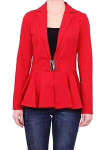 Elegantné sako Fashion Mam 348 červené