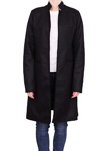 Dámsky kabát Fashion Mam 48 čierny