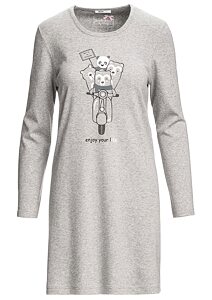 Dámska nočná košeľa s potlačou medveďov Vamp