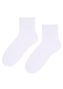 Ponožky Steven s bambusem 008125 bílé