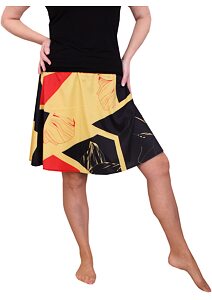 Sukně Fashion Mam 654 černožlutá