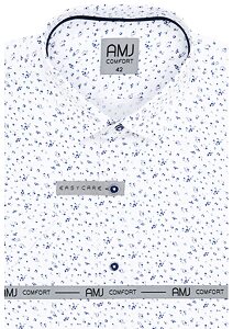 Košile AMJ Comfort slim VKSBR 1276 bílo-navy