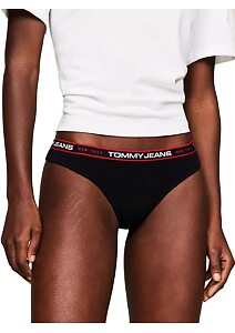 Dámská tanga Tommy Hilfiger UW0UW04709 navy