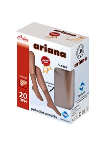 Ponožky Aries Ariana, 5 párov 8002 bronz
