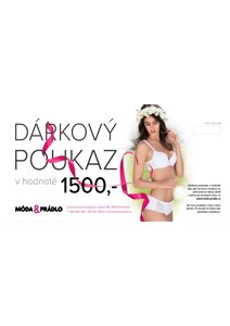 Dárkový poukaz v hodnotě 1500,-