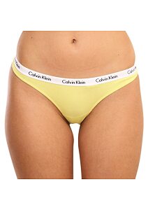 Tanga pro ženy Calvin Klein QD3587E limet