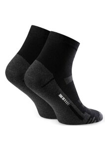 Kotníčkové ponožky pro muže Steven 269054 černé