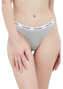 Tanga Calvin Klein QD3587E sv.šedé