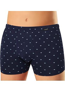 Pánské boxerky bavlna/lycra Andrie PS 5743 inkoust