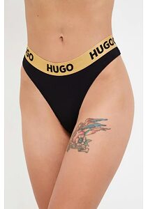 Dámská bavlněná tanga Hugo 50480166 černá