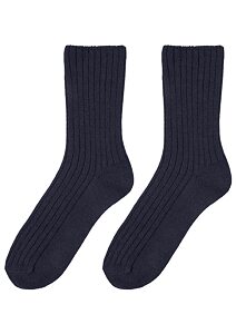 Ponožky z ovčí vlny Matex 541 Valentýn navy