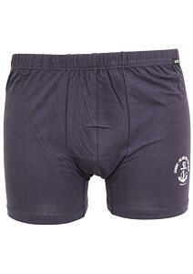 Pánské boxerky bavlna/lycra Andrie PS 5827 navy