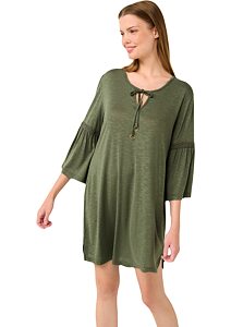 Viskózové letní šaty Vamp 22502 green olive