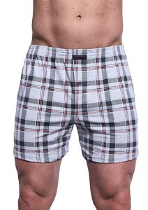Bavlněné trenýrky do podkovy Cornette Comfort 002/303 šedá kostka
