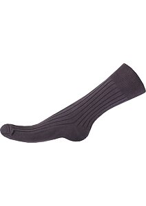 Ponožky GAPO 100% bavlna s jemným riadkom šedé