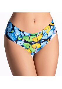 Bezšvové dámske nohavičky s obrázkami Meméme yellow spring butterfly