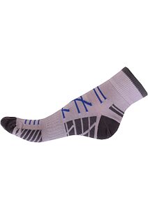 Členkové ponožky Gapo Fit Vzor sv.šedá