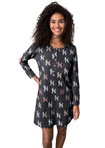 Dámská noční košile Cassidy Oneira 17434 dark gray