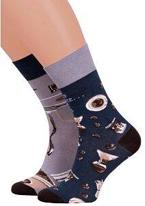 Pánské ponožky pro milovníky kávy More 48079