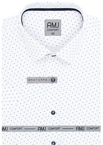 Košile AMJ Comfort slim VKSBR 1275 bílo-navy