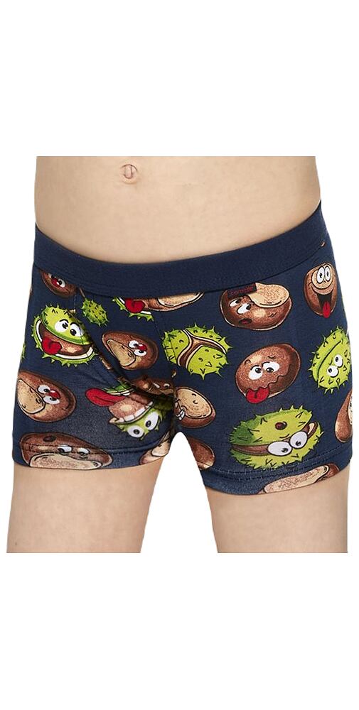 Chlapecké boxerky Cornette Young Chestnuts navy